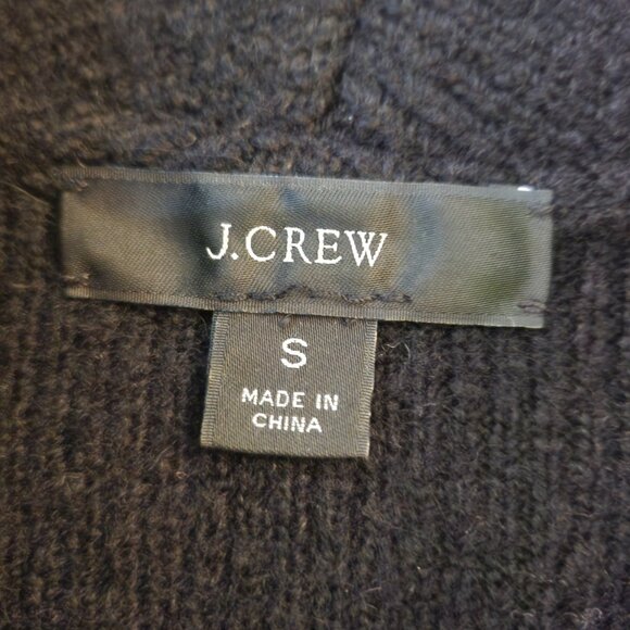 ** GET READY FOR FALL SALE!! J. Crew Wool Sweater Blazer Black size Small - Picture 3 of 5